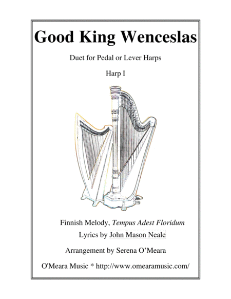 Good King Wenceslas Harp I Sheet Music