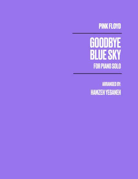 Free Sheet Music Goodbye Blue Sky