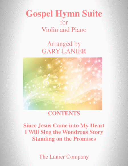 Free Sheet Music Gospel Hymn Suite For Violin Piano With Score Violin Part