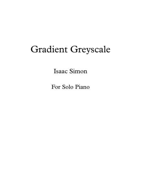 Free Sheet Music Gradient Greyscale
