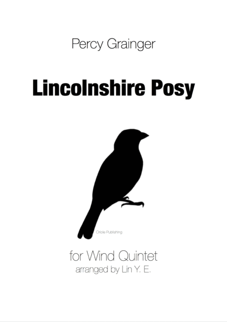 Grainger Lincolnshire Posy For Wind Quintet Ii Horkstow Grange Sheet Music