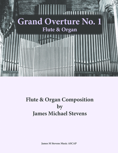 Grand Overture No 1 Flute Organ Sheet Music