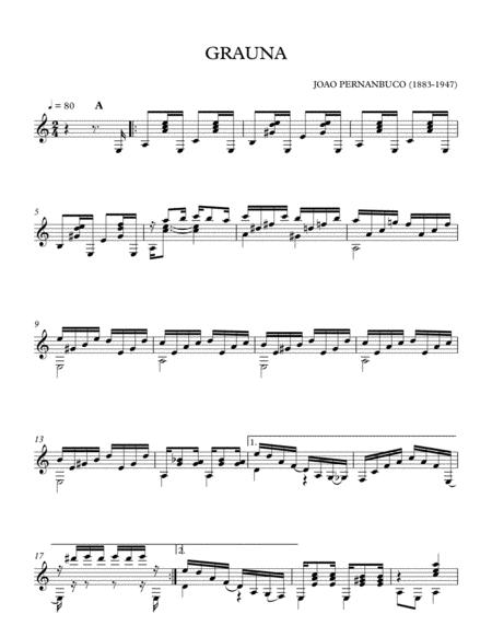 Grauna Sheet Music