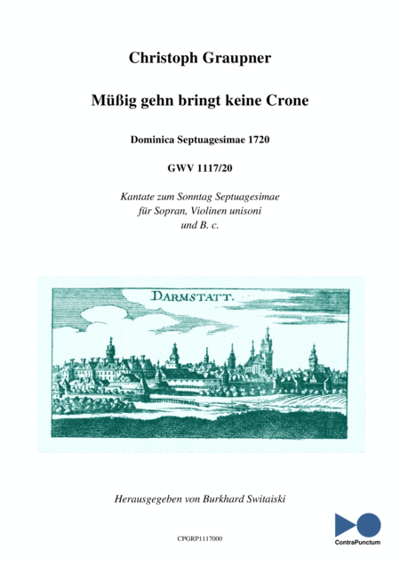 Free Sheet Music Graupner Christoph Cantata Mig Gehn Bringt Keine Crone Gwv 1117 20
