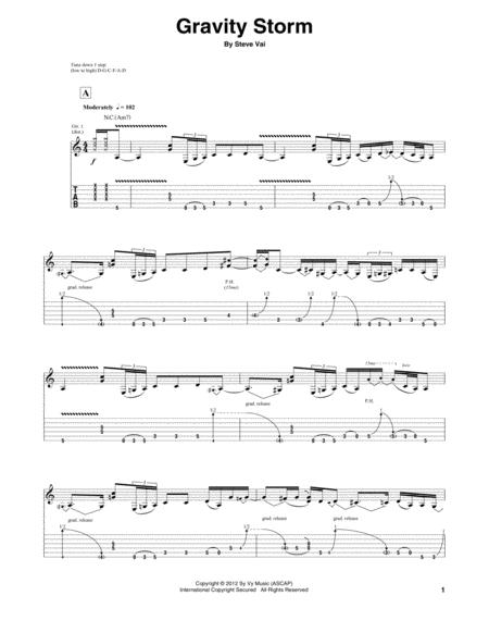 Gravity Storm Sheet Music