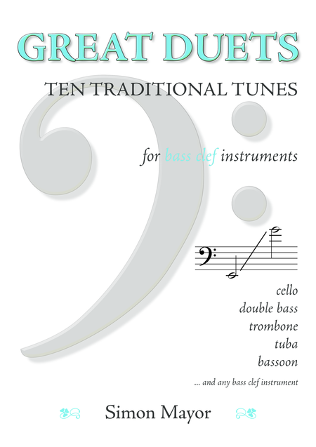 Great Duets 10 Traditional Tunes Bass Clef Sheet Music