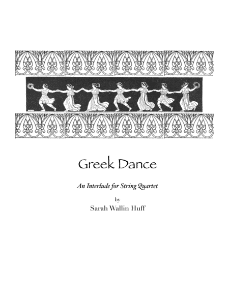 Greek Dance String Quartet Sheet Music