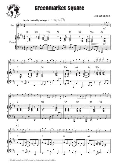 Greenmarket Square Sheet Music