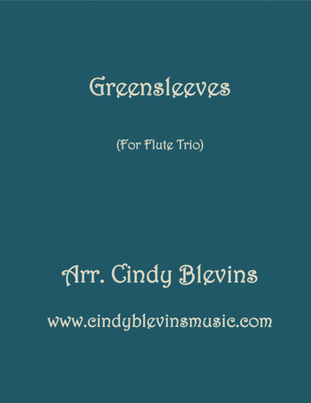 Greensleeves Arranged For Flute Trio Sheet Music