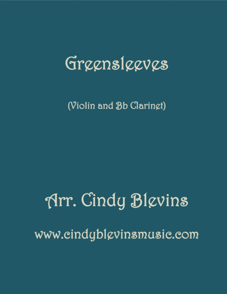 Greensleeves Arranged For Violin And Clarinet Sheet Music