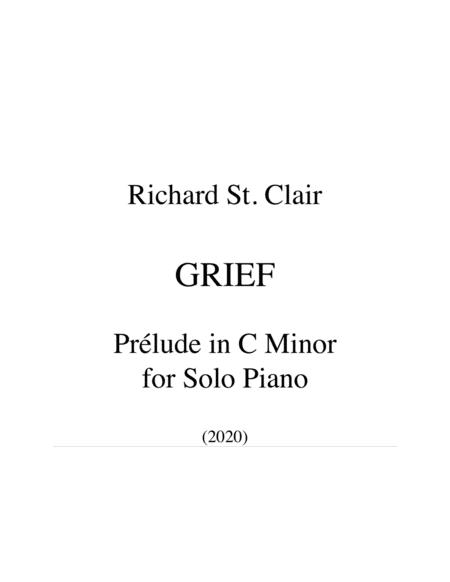 Grief Prlude In C Minor For Solo Piano Sheet Music