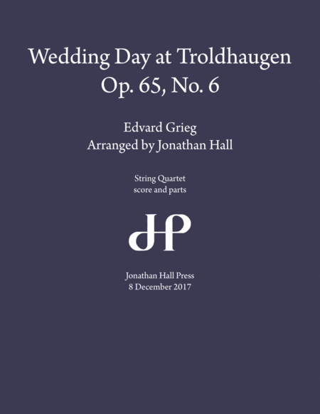 Grieg Wedding Day At Troldhaugen Sheet Music