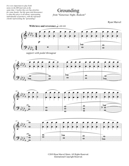 Grounding Sheet Music