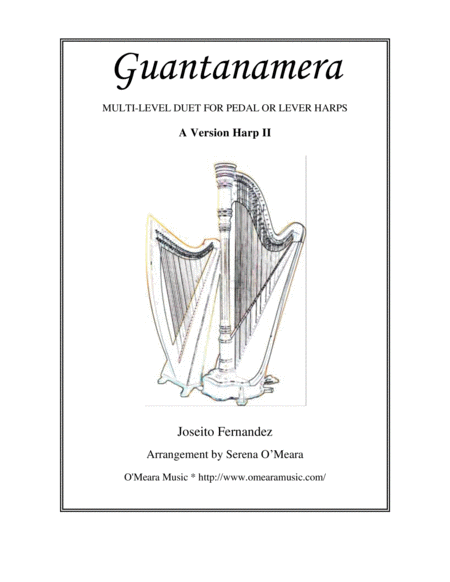 Guantanamera A Version Harp Ii Sheet Music