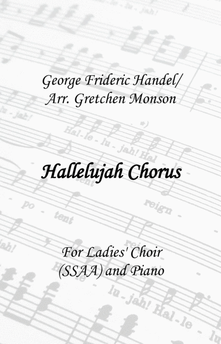 Free Sheet Music Hallelujah Chorus