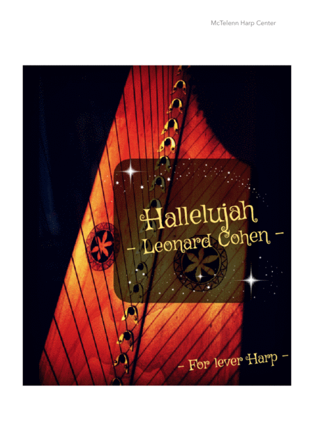 Free Sheet Music Hallelujah For Lever Harp By Eve Mctelenn Only Score