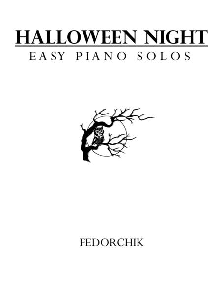 Free Sheet Music Halloween Night Easy Piano Solos