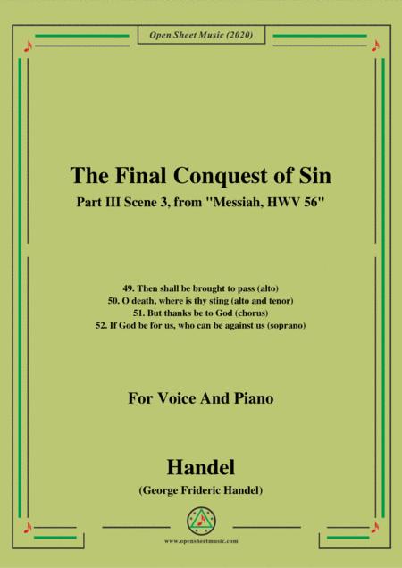 Handel Messiah Hwv 56 Part Iii Scene 3 For Voice And Piano Sheet Music