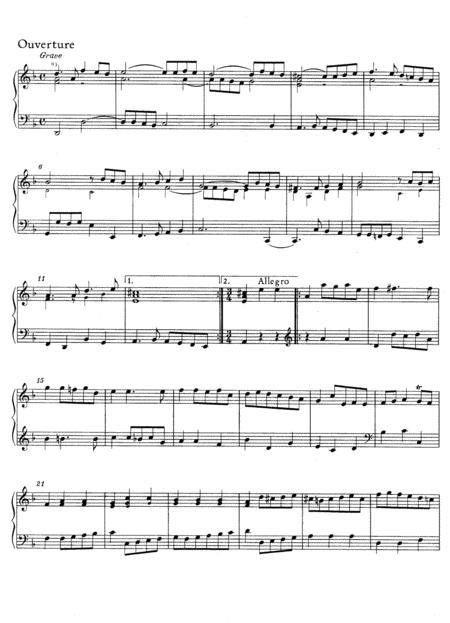 Handel Suite In D Minor Hwv 448 Original Version Sheet Music