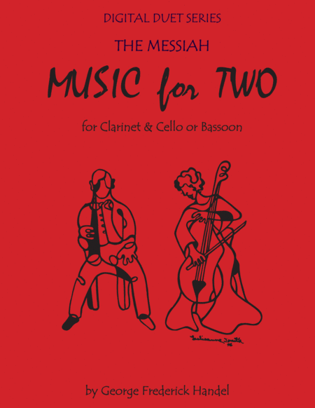 Free Sheet Music Handels Messiah Duet For Clarinet Cello Or Clarinet Bassoon Music For Two