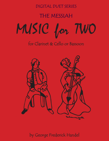 Handels Messiah Duet For Clarinet Cello Or Clarinet Bassoon Music For Two Sheet Music