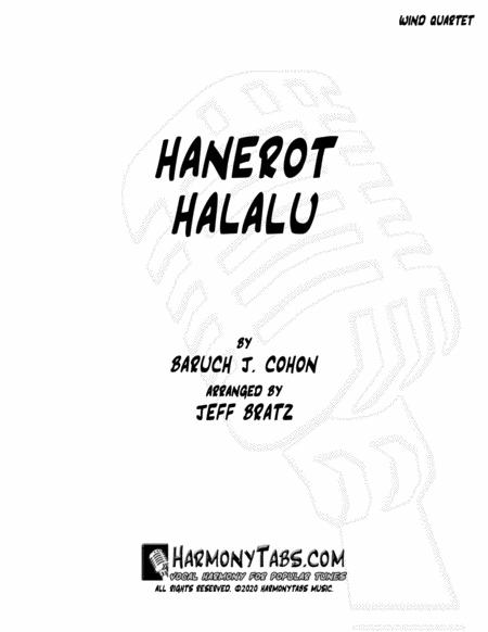 Hanerot Halalu Wind Quartet Sheet Music