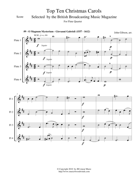 Hanukah Medley Flutes Sheet Music