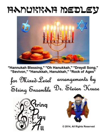 Free Sheet Music Hanukkah Medley For Multi Level String Orchestra