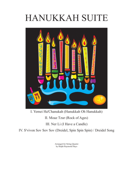 Free Sheet Music Hanukkah Suite For String Quartet
