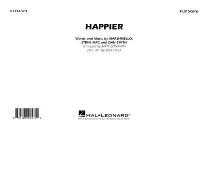 Free Sheet Music Happier Arr Matt Conaway And Jack Holt Conductor Score Full Score