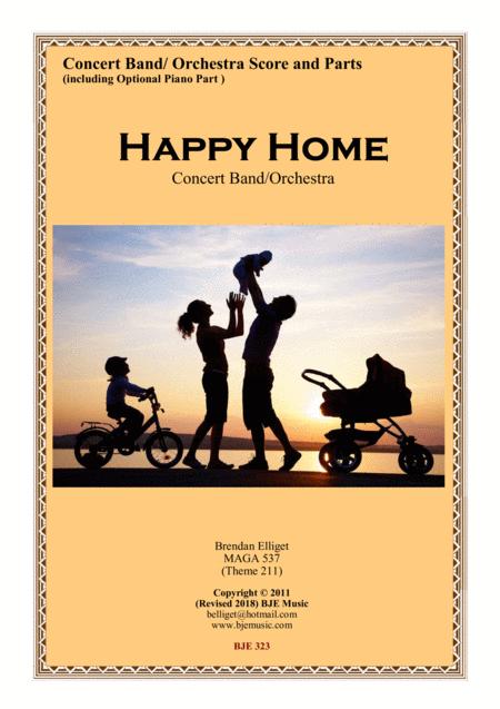 Free Sheet Music Happy Home Concert Band Orchestra Score And Parts Pdf