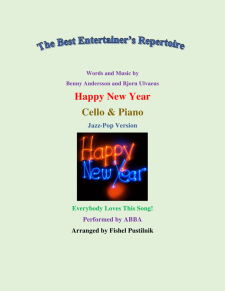 Happy New Year For Cello And Piano Video Sheet Music