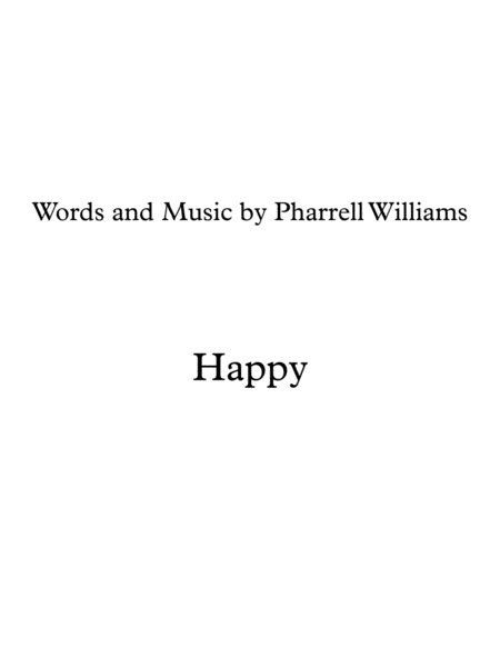 Happy String Quartet For String Quartet Sheet Music