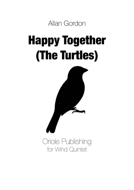 Free Sheet Music Happy Together For Woodwind Wind Quintet