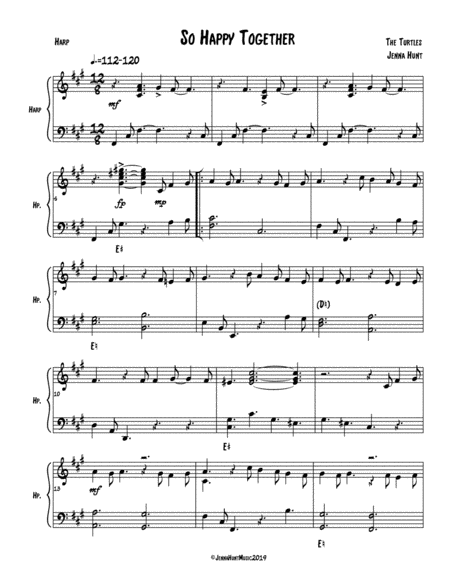 Happy Together Sheet Music