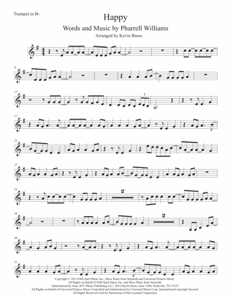 Happy Trumpet Sheet Music