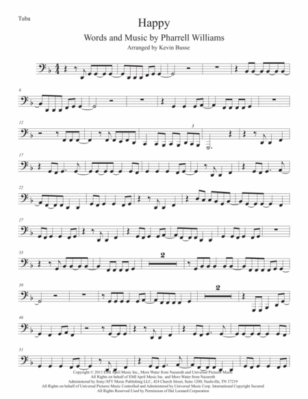 Happy Tuba Sheet Music