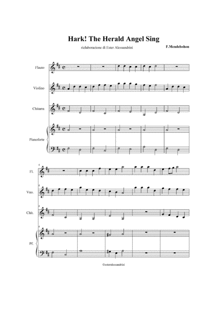 Hark The Herald Angel Sing Sheet Music