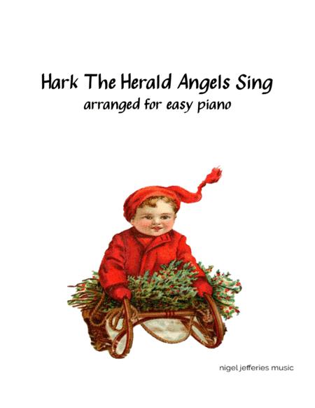 Free Sheet Music Hark The Herald Angels Sing Arranged For Easy Piano