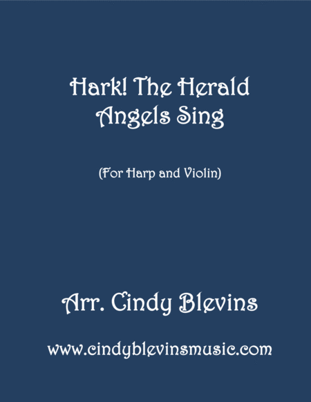 Hark The Herald Angels Sing Arranged For Harp And Violin Sheet Music