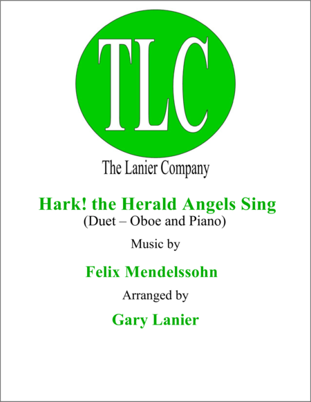 Free Sheet Music Hark The Herald Angels Sing Duet Oboe And Piano Score And Parts