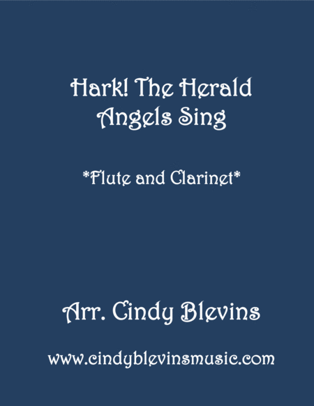 Hark The Herald Angels Sing For Clarinet And Flute Sheet Music