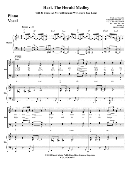 Hark The Herald Medley Sheet Music