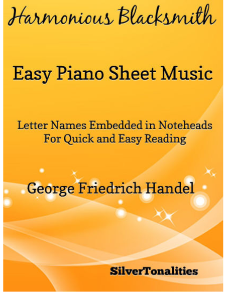 Harmonious Blacksmith Easy Piano Sheet Music Sheet Music