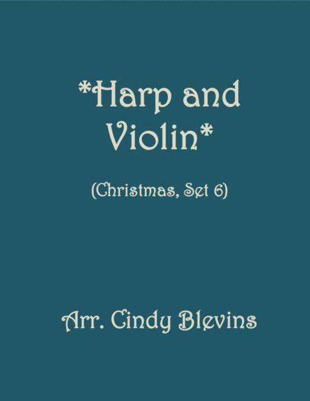 Harp And Violin For Christmas Set Six Sheet Music