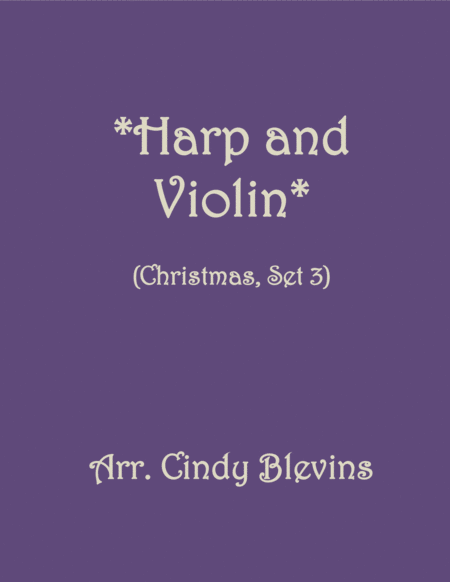 Harp And Violin For Christmas Set Three Sheet Music