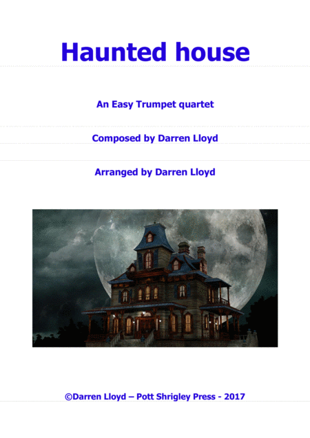 Free Sheet Music Haunted House Trumpet Quartet