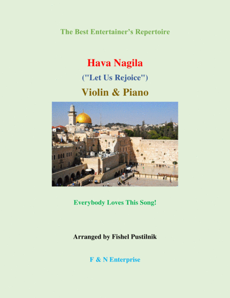 Hava Nagila For Violin And Piano Jazz Pop Version Video Sheet Music