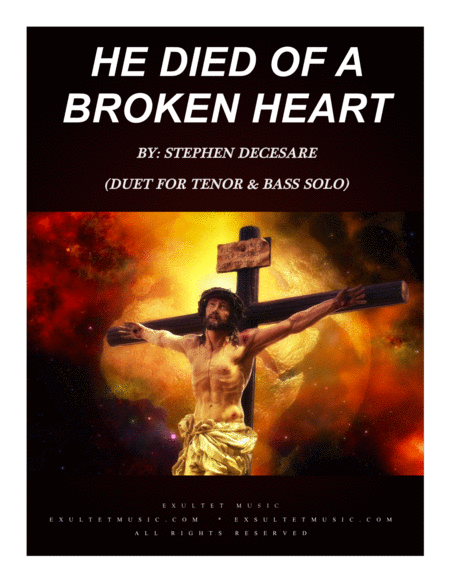 Free Sheet Music He Died Of A Broken Heart Duet For Tenor And Bass Solo