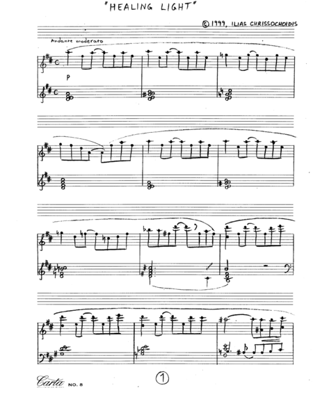 Healing Light Sheet Music